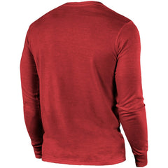 Arizona Cardinals Majestic Threads Lockup Tri-Blend Long Sleeve T-Shirt - Cardinal cheap