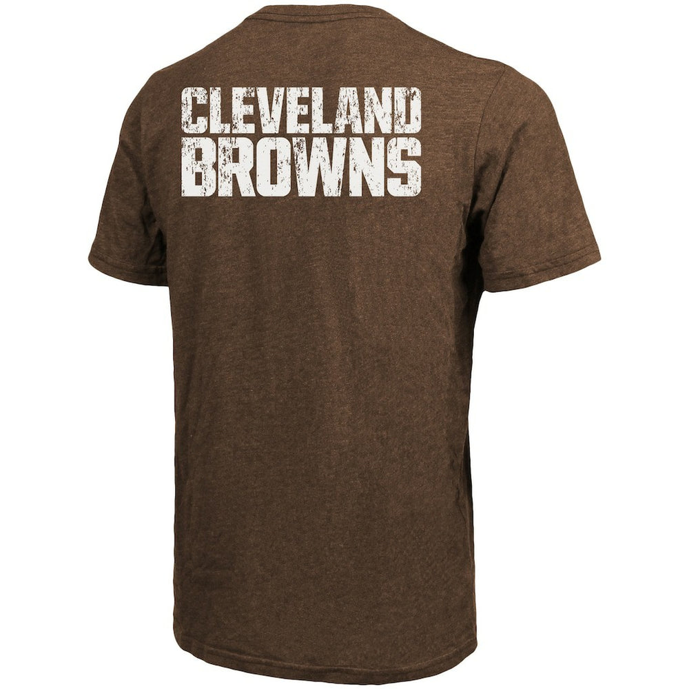 Cleveland Browns Majestic Threads Tri-Blend Pocket T-Shirt - Brown outlet