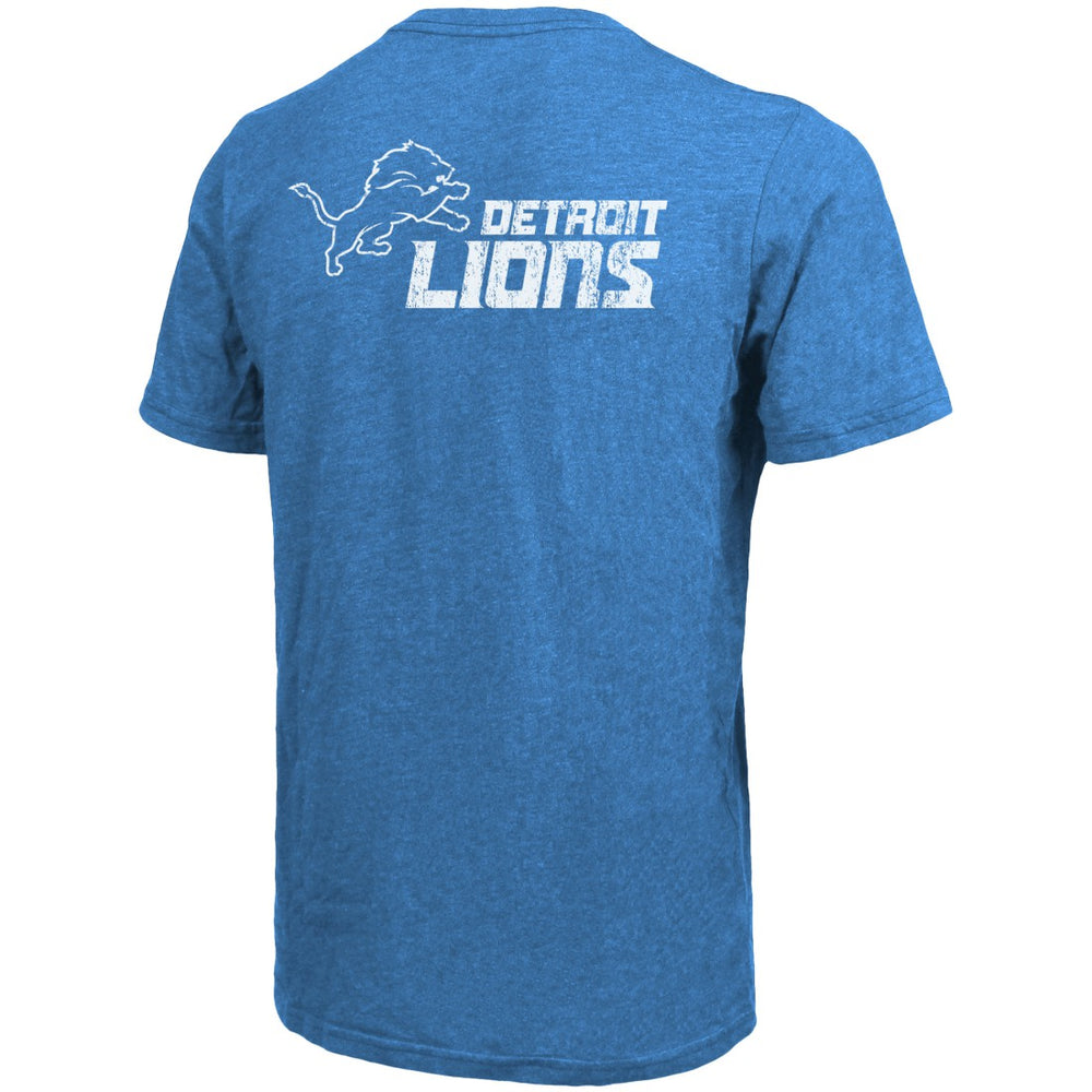 Detroit Lions Majestic Threads Tri-Blend Pocket T-Shirt - Blue online
