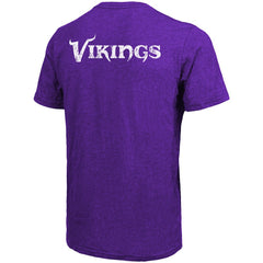 Minnesota Vikings Majestic Threads Tri-Blend Pocket T-Shirt - Heathered Purple on sale