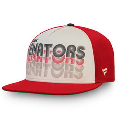 Ottawa Senators Fanatics True Classic Snapback Hat Cream/Red