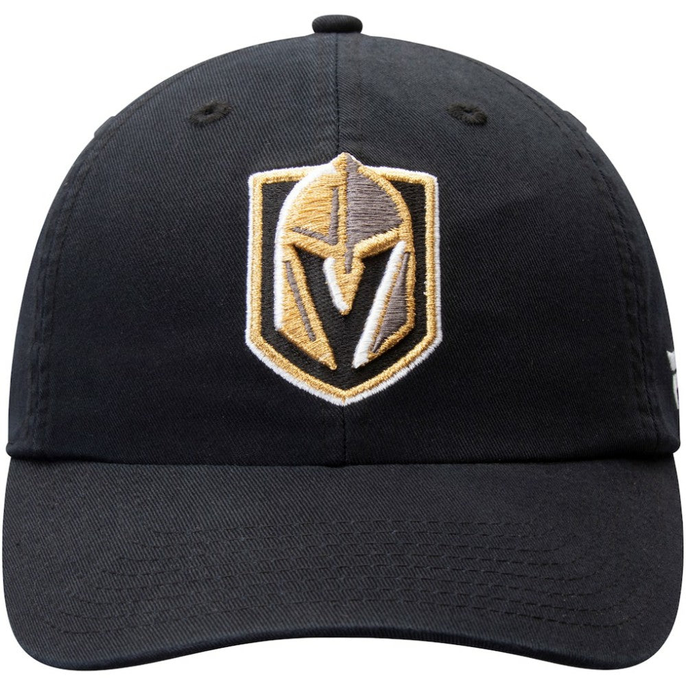 Vegas Golden Knights Fanatics Primary Logo Fundamental Core Adjustable Hat Black