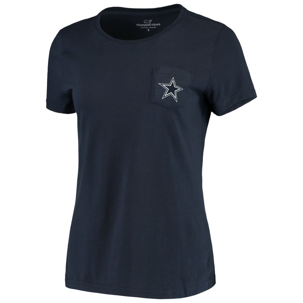 Dallas Cowboys Vineyard Vines Women's Sunset Sail T-Shirt - Navy discount