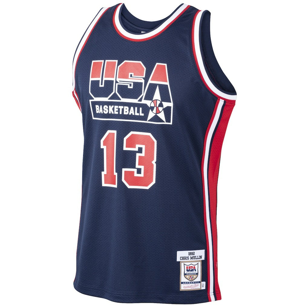 Chris Mullin USA Basketball 1992 Dream Team Authentic Jersey sale - Navy | Mitchell & Ness outlet