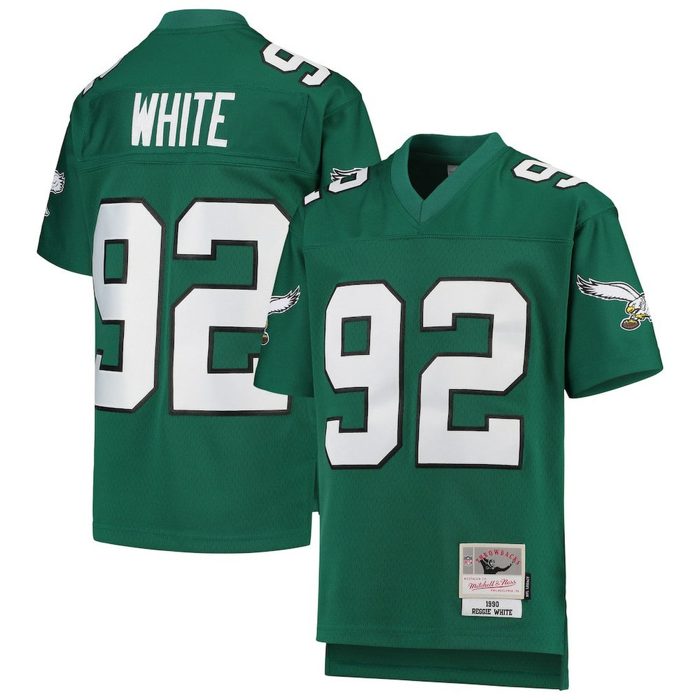 Reggie White Philadelphia Eagles Youth 1990 Legacy Retired Player Jersey - Green outlet