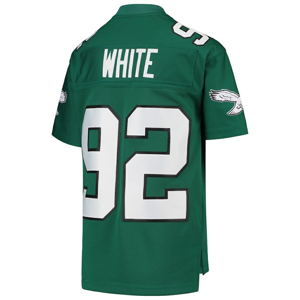 Reggie White Philadelphia Eagles Youth 1990 Legacy Retired Player Jersey - Green outlet