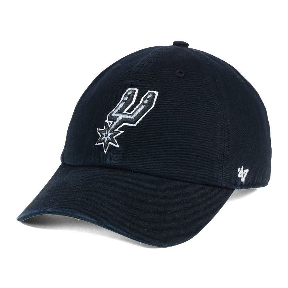 San Antonio Spurs '47 Core Logo Clean Up Adjustable Hat - Black | 47 brand cheap