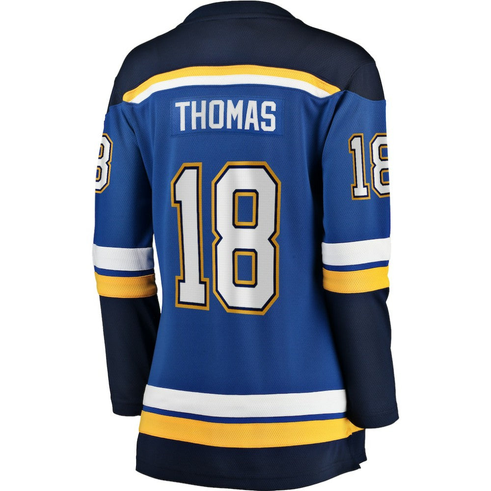 Robert Thomas St. Louis Blues Fanatics Women's Home Breakaway Player Jersey Blue