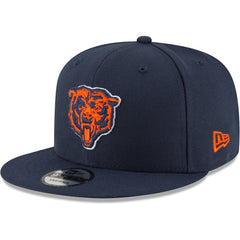 Chicago Bears New Era Head Basic 9FIFTY Adjustable Snapback Hat - Navy online