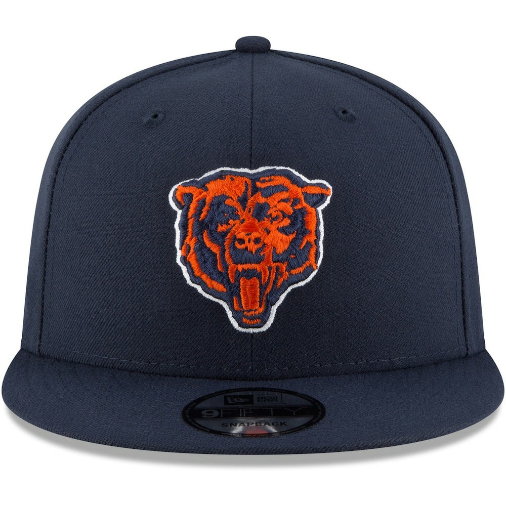 Chicago Bears New Era Head Basic 9FIFTY Adjustable Snapback Hat - Navy online