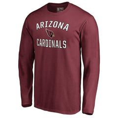 Arizona Cardinals Victory Arch Long Sleeve T-Shirt - Cardinal on sale