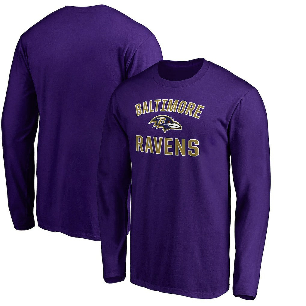 Baltimore Ravens Victory Arch Long Sleeve T-Shirt - Purple for sale