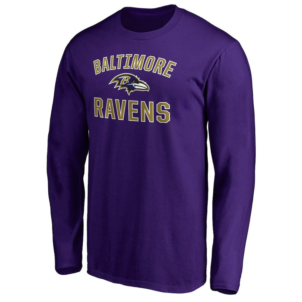 Baltimore Ravens Victory Arch Long Sleeve T-Shirt - Purple for sale
