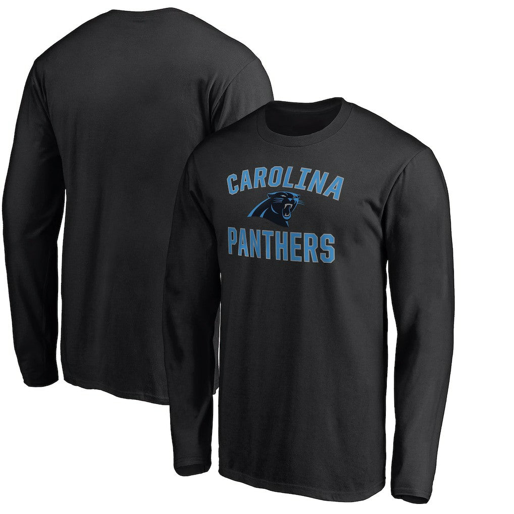 Carolina Panthers Victory Arch Long Sleeve T-Shirt - Black on sale