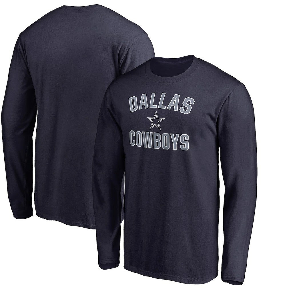 Dallas Cowboys Victory Arch Long Sleeve T-Shirt - Navy cheap