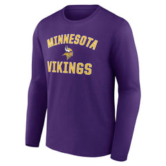 Minnesota Vikings Victory Arch Long Sleeve T-Shirt - Purple for sale