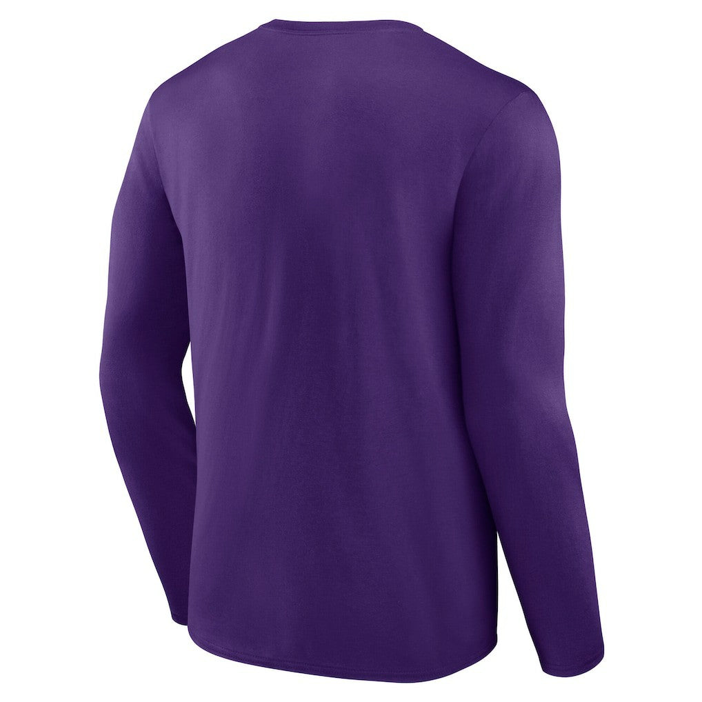 Minnesota Vikings Victory Arch Long Sleeve T-Shirt - Purple for sale