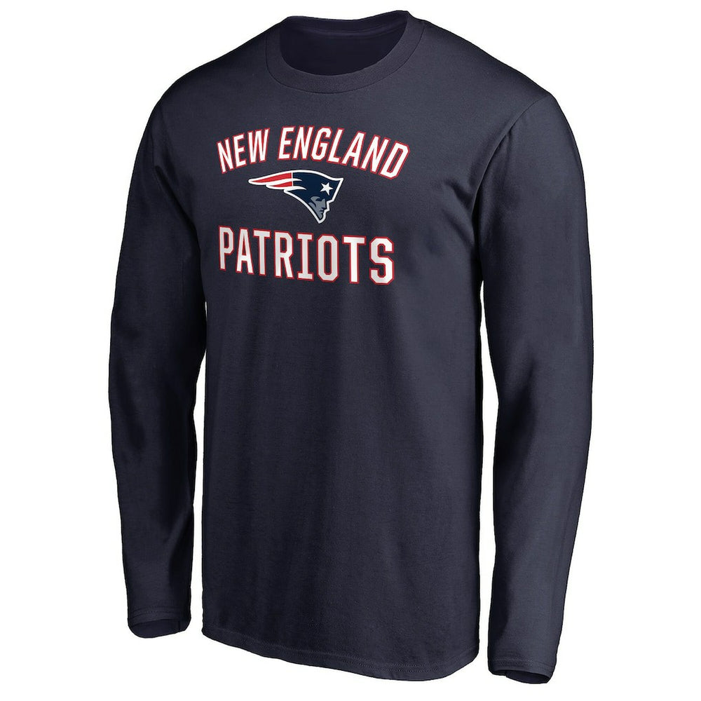 New England Patriots Victory Arch Long Sleeve T-Shirt - Navy for sale