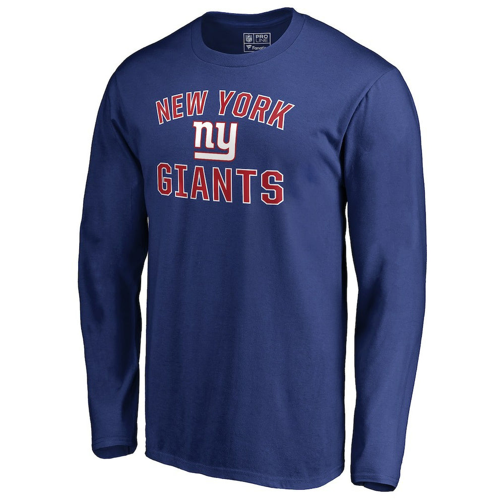 New York Giants Victory Arch Long Sleeve T-Shirt - Royal discount
