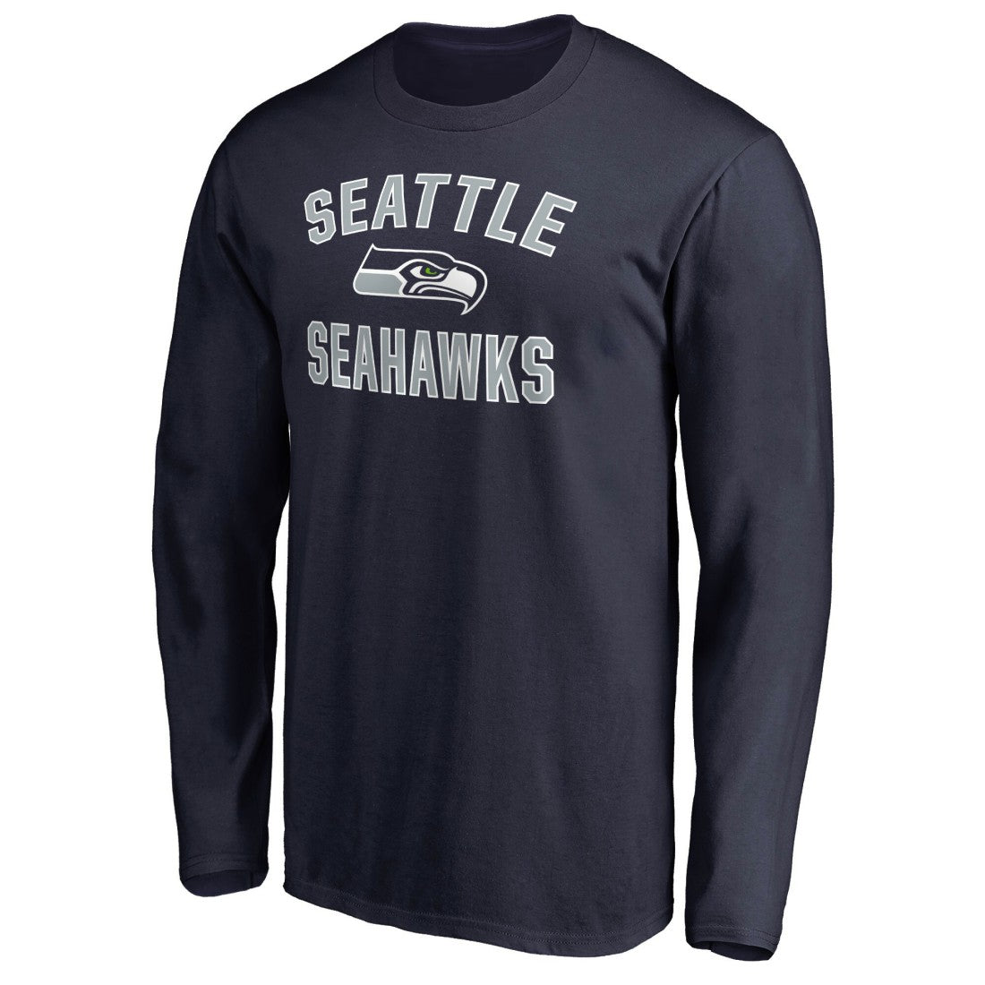 Seattle Seahawks Victory Arch Long Sleeve T-Shirt - College Navy on sale