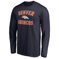 Denver Broncos Victory Arch Long Sleeve T-Shirt - Navy cheap