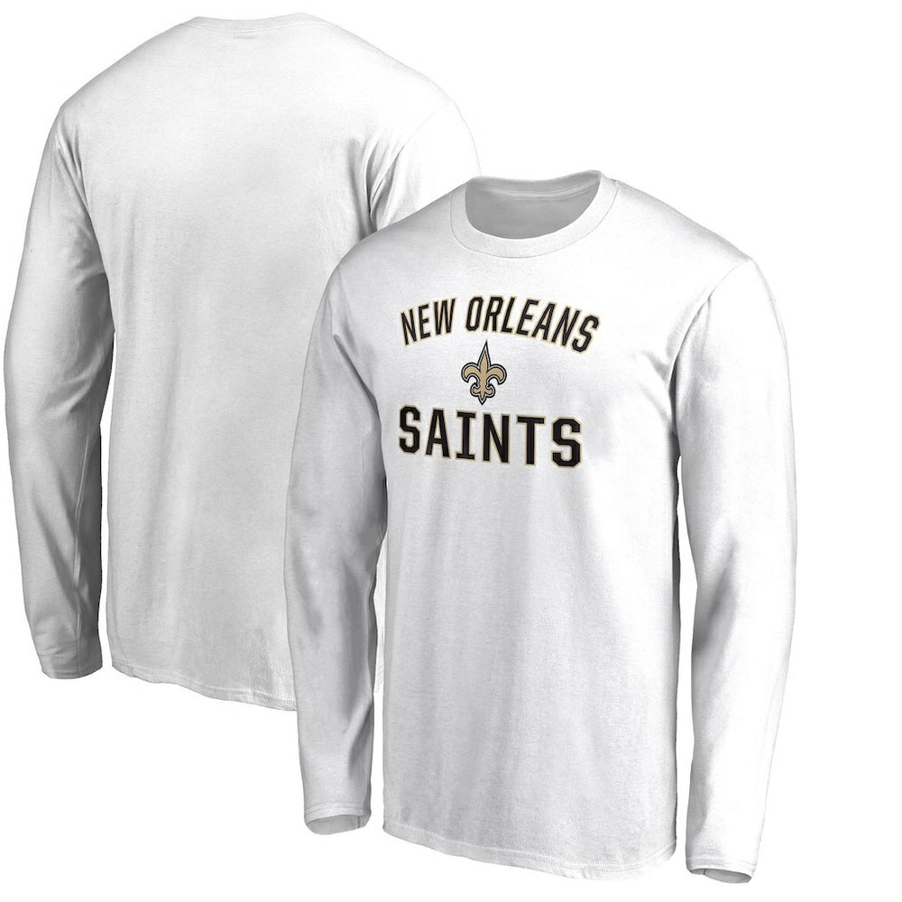 New Orleans Saints Victory Arch Long Sleeve T-Shirt - White discount