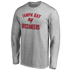 Tampa Bay Buccaneers Victory Arch Long Sleeve T-Shirt - Heathered Gray discount