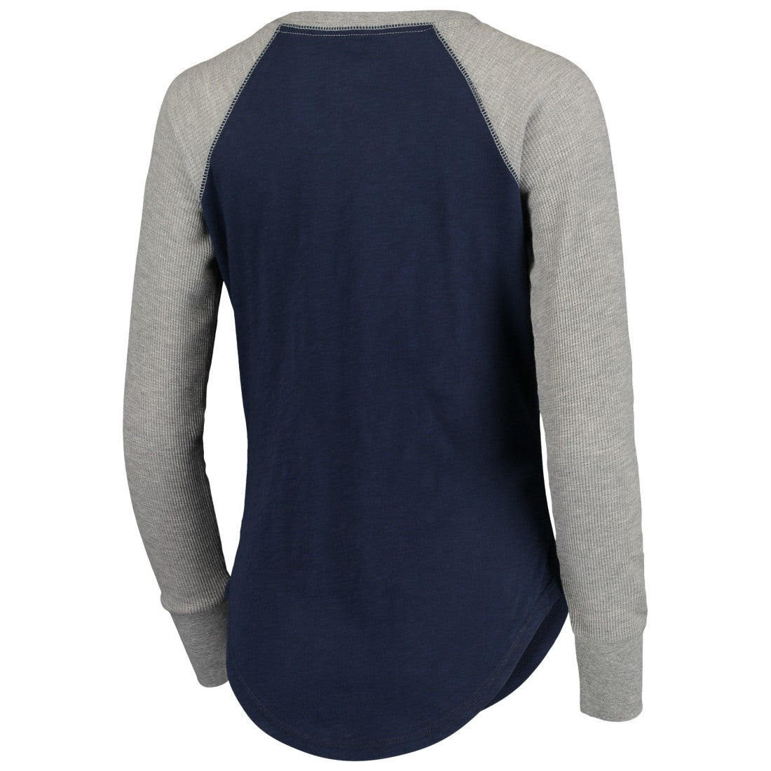 Seattle Seahawks Touch Women's Waffle Raglan Lightweight Long Sleeve T-Shirt - College Navy for sale