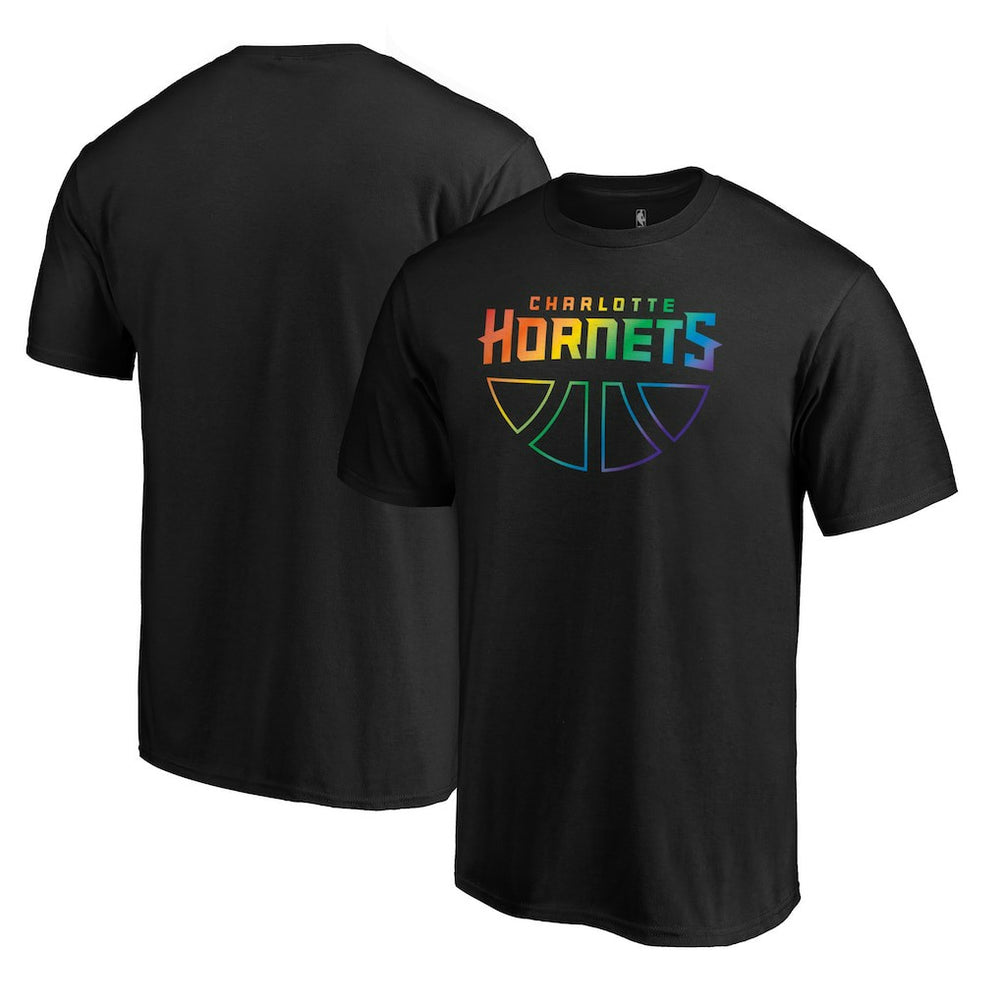 Charlotte Hornets Team Pride Wordmark T-Shirt - Black online
