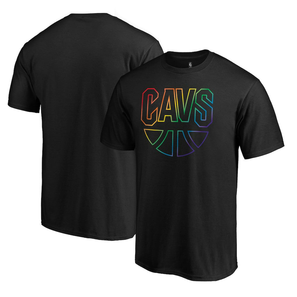 Cleveland Cavaliers Team Pride Wordmark T-Shirt sale - Black discount
