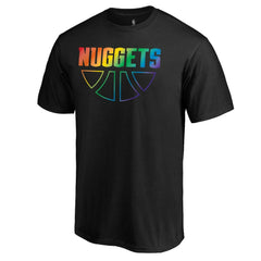 Denver Nuggets Team Pride Wordmark T-Shirt sale - Black for sale