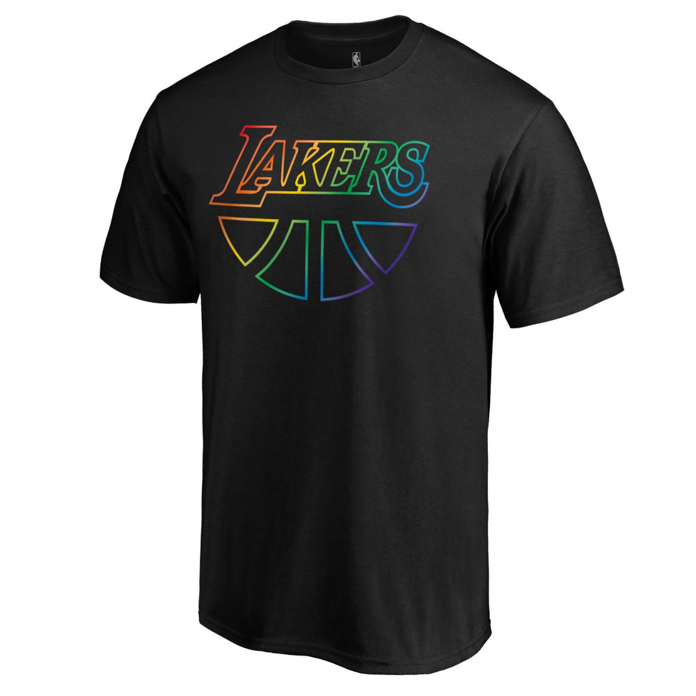 Los Angeles Lakers Team Pride Wordmark T-Shirt - Black for sale
