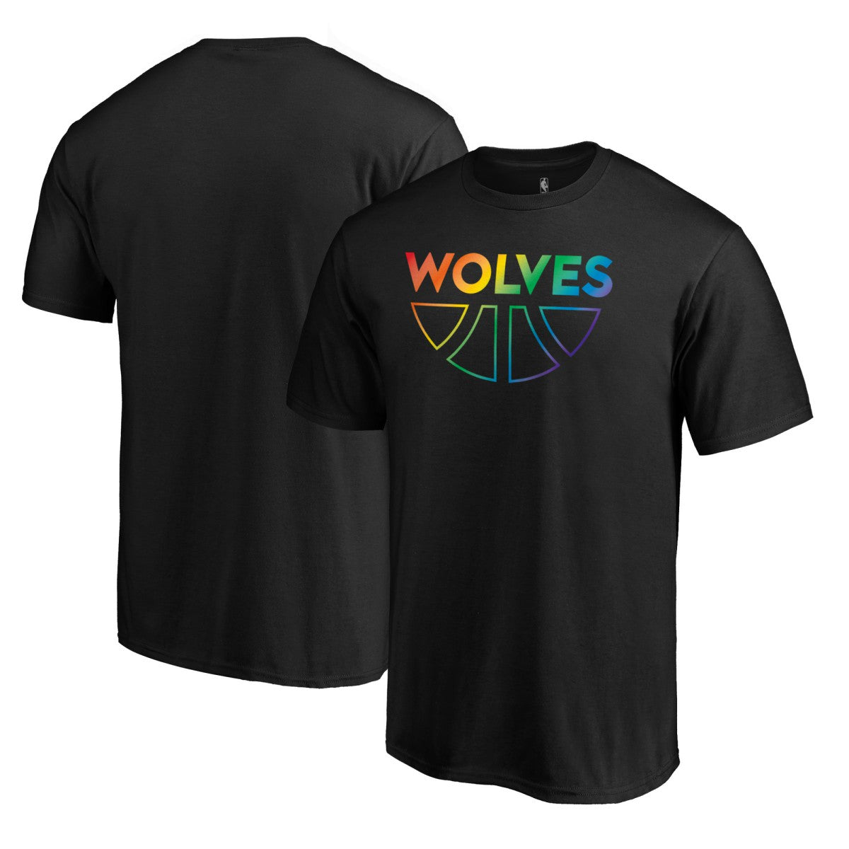Minnesota Timberwolves Team Pride Wordmark T-Shirt - Black for sale