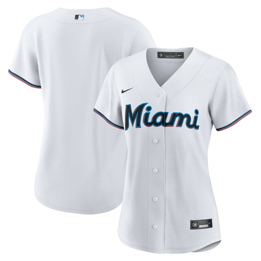 Miami Marlins Women's Replica Team Jersey - White | Nike