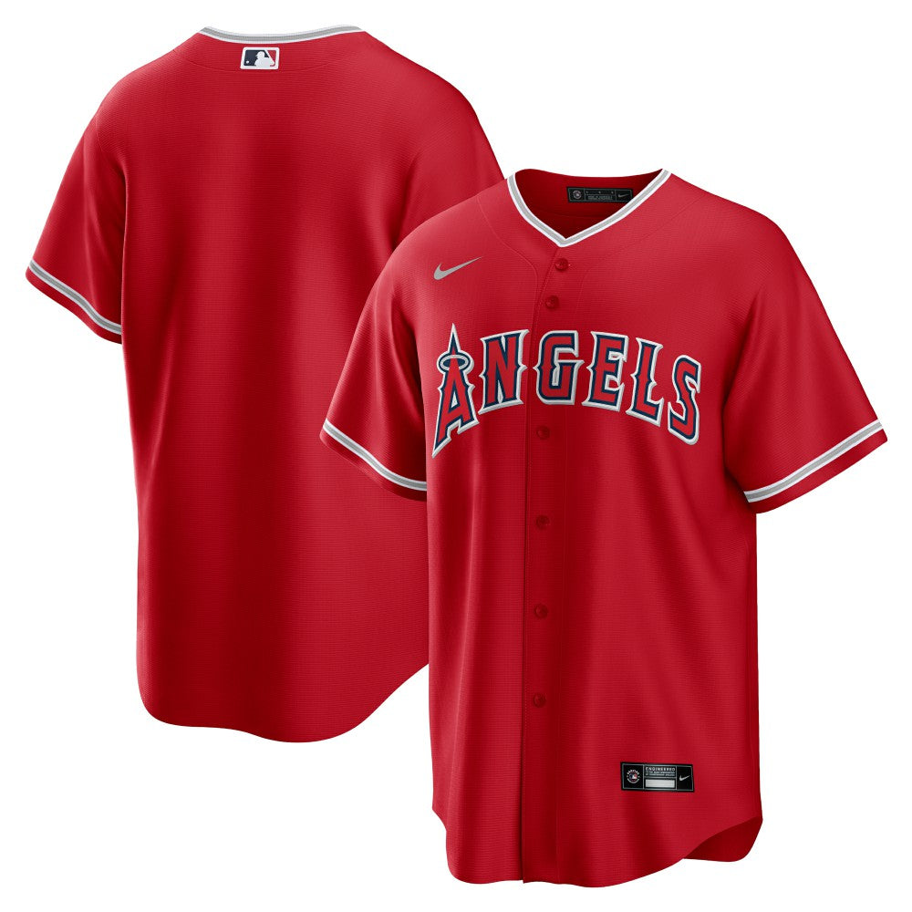 Los Angeles Angels Alternate Replica Team Jersey - Red | Nike