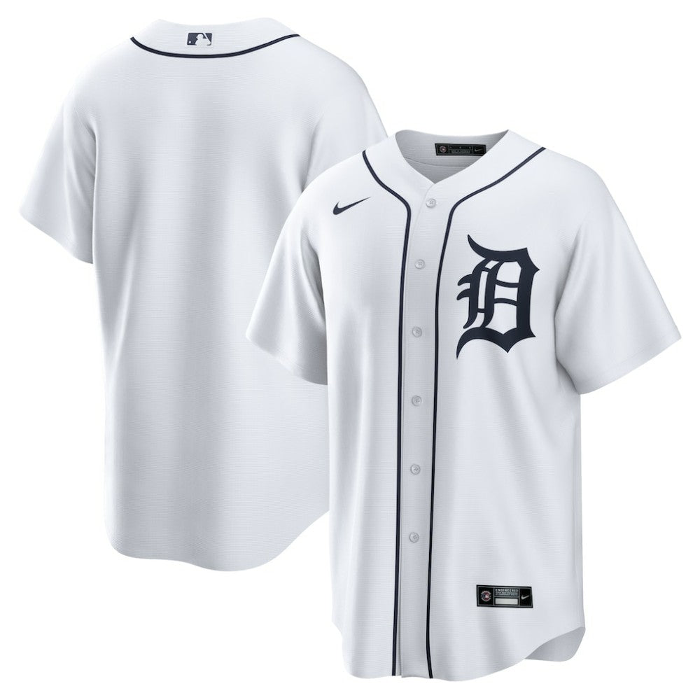 Detroit Tigers Home Replica Team Jersey - White | Nike