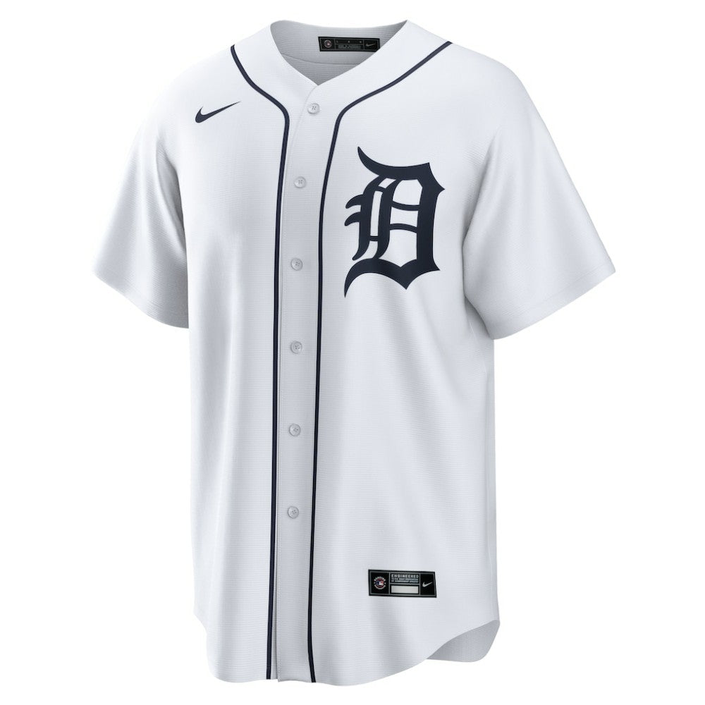 Detroit Tigers Home Replica Team Jersey - White | Nike