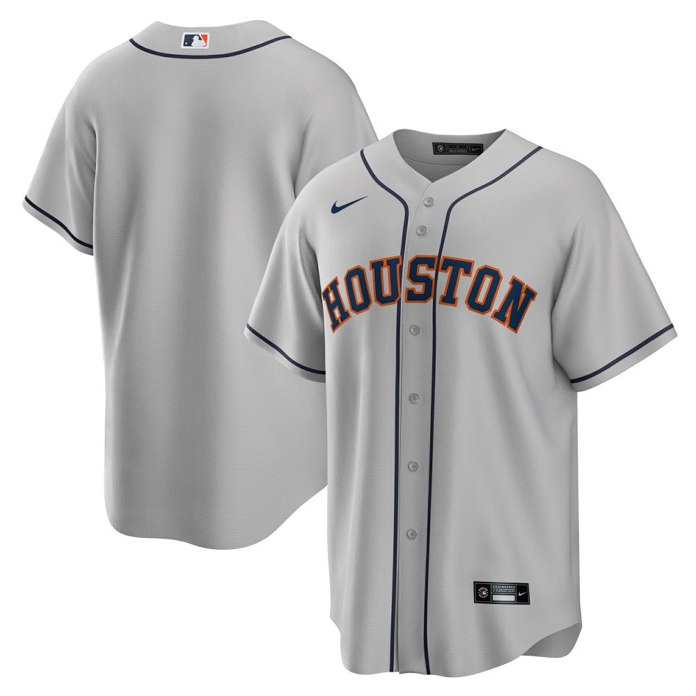 Houston Astros Road Replica Team Jersey - Gray | Nike