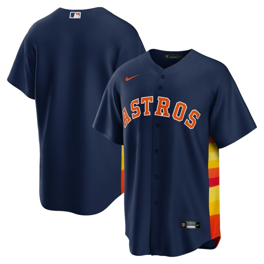 Houston Astros Alternate Replica Team Jersey - Navy | Nike