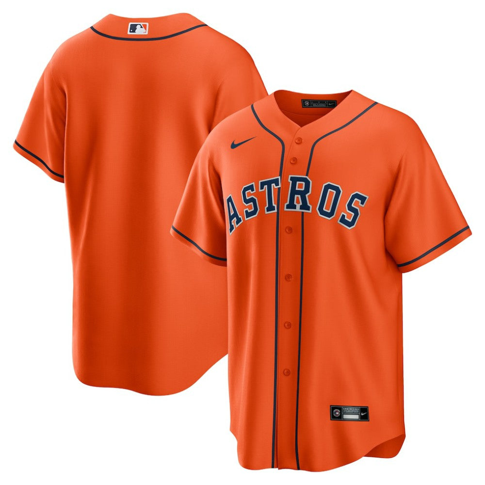 Houston Astros Alternate Replica Team Jersey - Orange | Nike