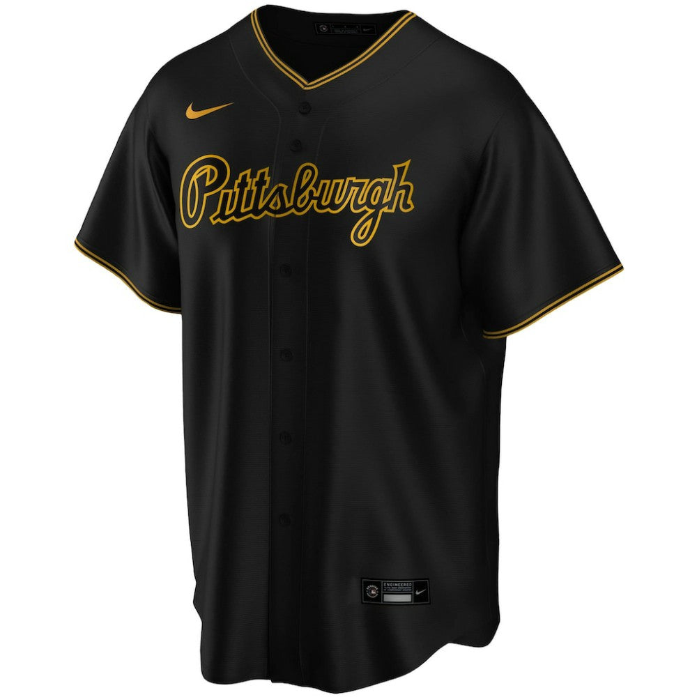 Pittsburgh Pirates Alternate Replica Team Jersey - Black | Nike