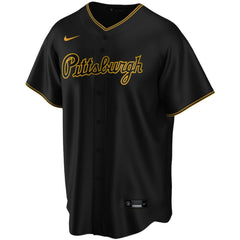 Pittsburgh Pirates Alternate Replica Team Jersey - Black | Nike