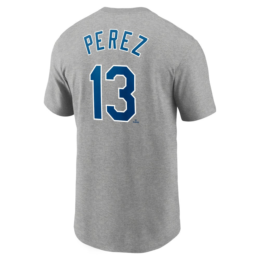 Salvador Perez Kansas City Royals Name & Number T-Shirt - Gray | Nike