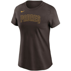 Manny Machado San Diego Padres Women's Name & Number T-Shirt - Brown | Nike