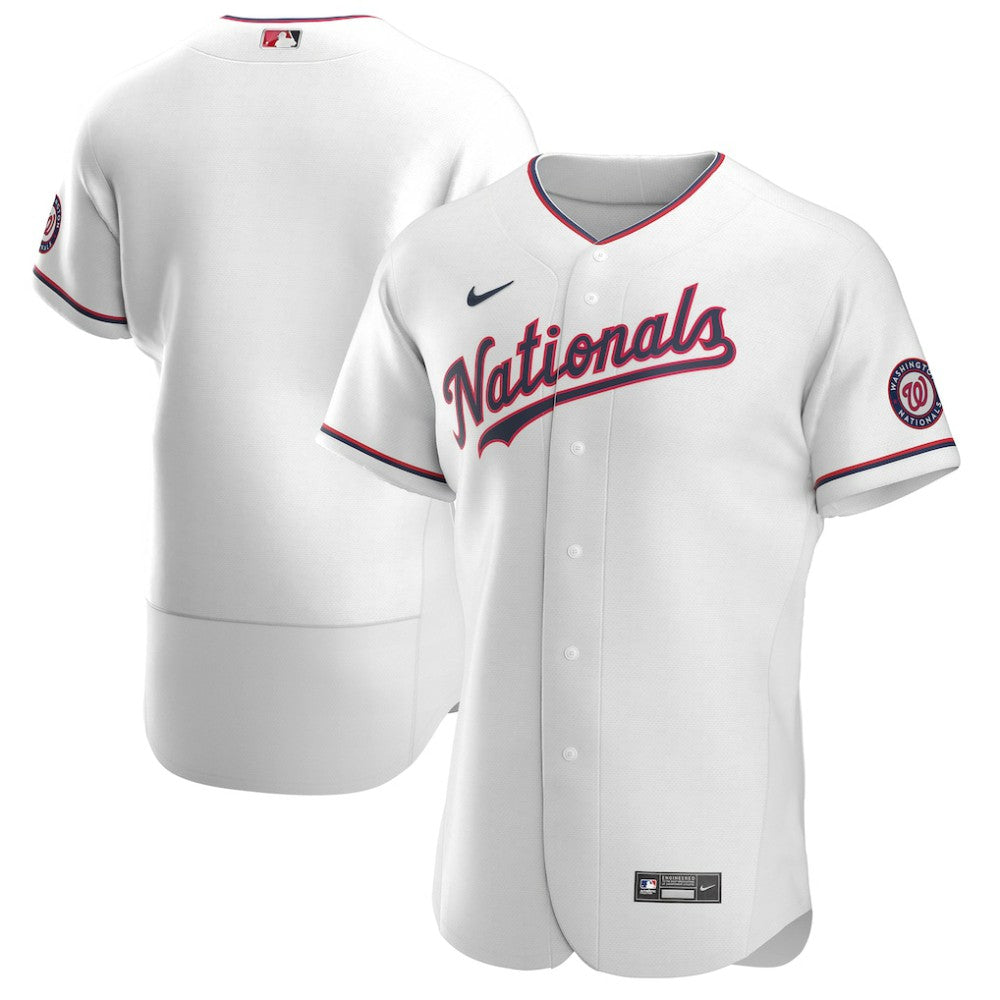 Washington Nationals Alternate Authentic Team Jersey - White | Nike