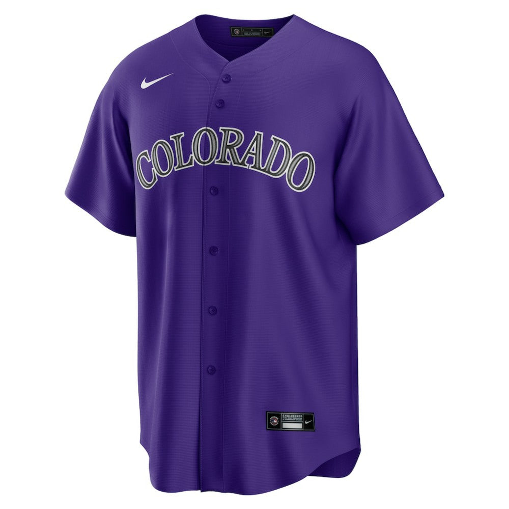 Charlie Blackmon Colorado Rockies Alternate Replica Player Name Jersey - Purple | Nike