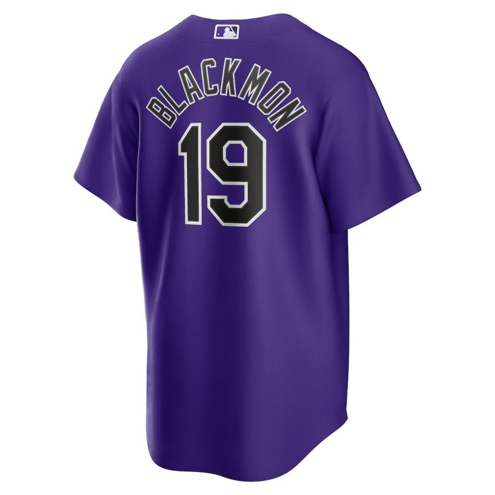 Charlie Blackmon Colorado Rockies Alternate Replica Player Name Jersey - Purple | Nike