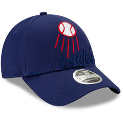 Los Angeles Dodgers Logo Elements Stretch Snapback 9FORTY Adjustable Hat - Royal | New Era