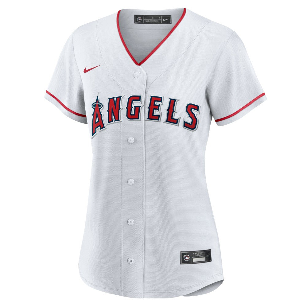 Mike Trout Los Angeles Angels Women's Home Replica Player Jersey - White | Nike