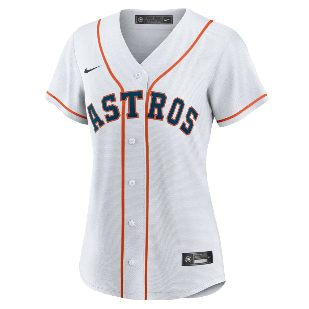 Jose Altuve Houston Astros Women's Home Replica Player Jersey - White | Nike